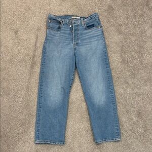 Levi’s ribcage straight ankle